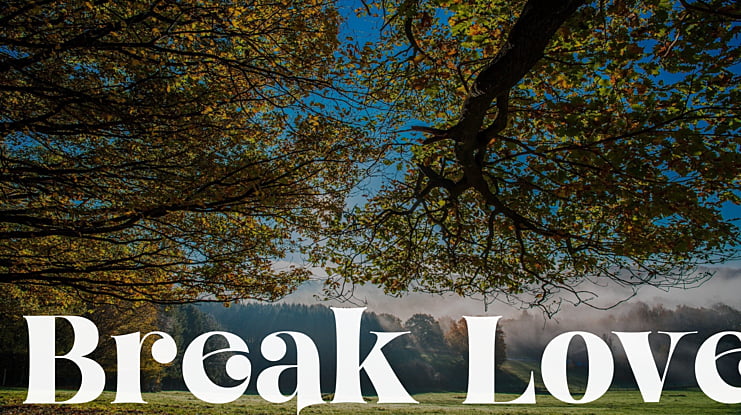 Break Love Font