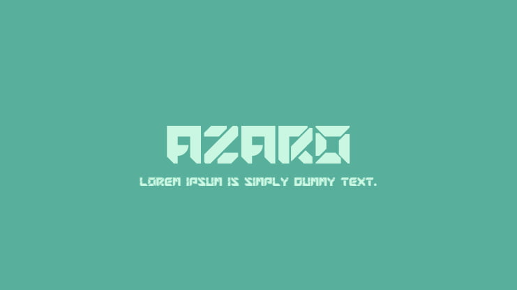 AZARO Font