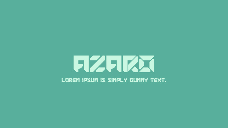 AZARO Font