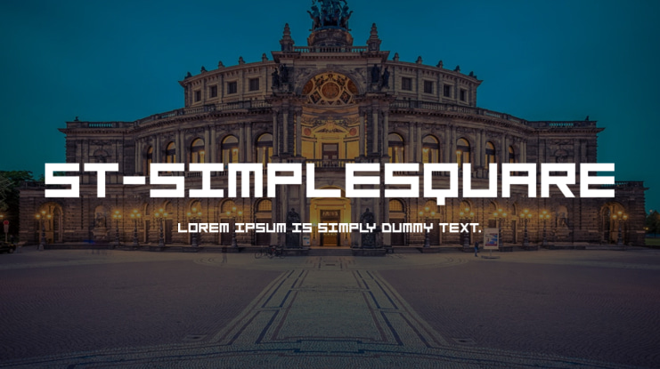 ST-SimpleSquare Font