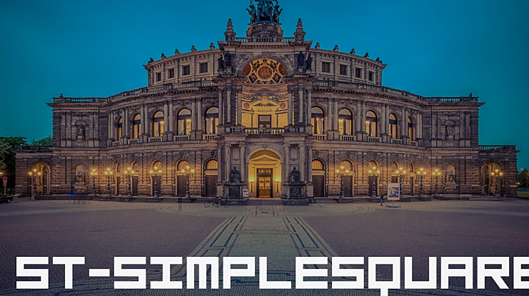 ST-SimpleSquare Font