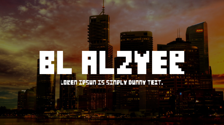 BL Alzyer Font