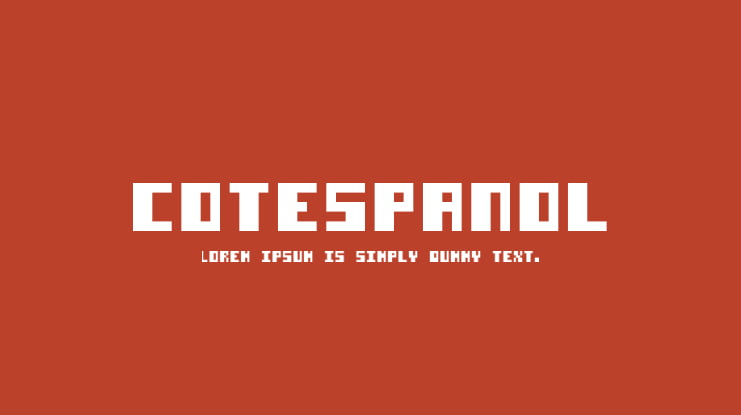 COTESPANOL Font