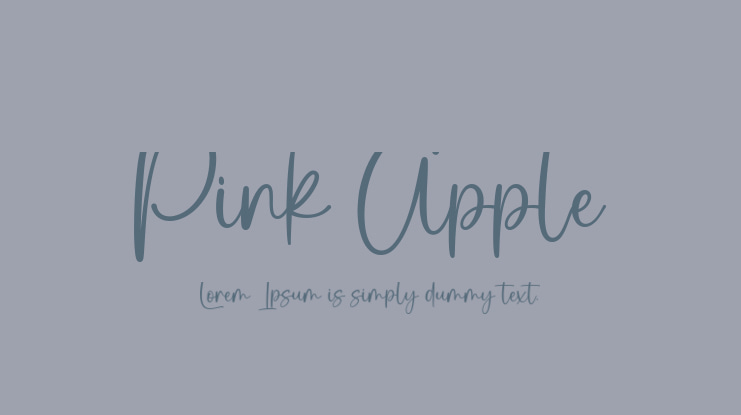 Pink Apple Font
