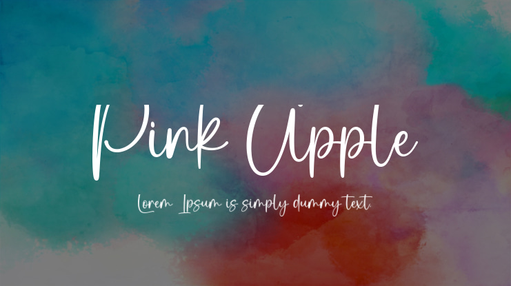 Pink Apple Font