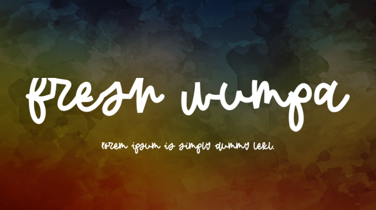 Fresh Wumpa Font