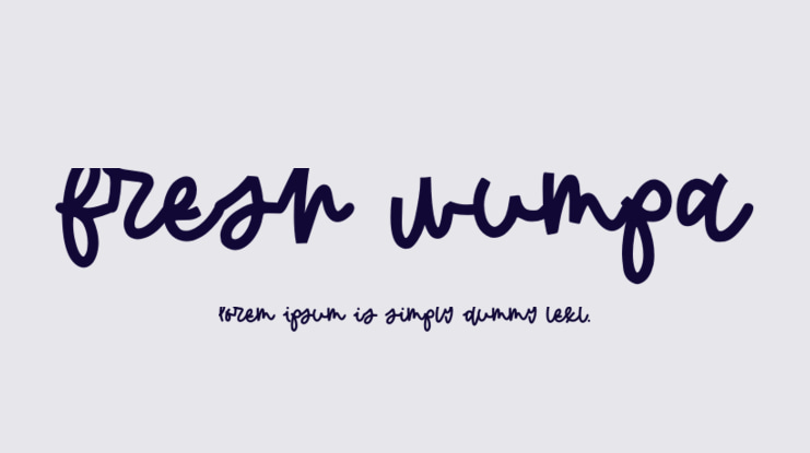 Fresh Wumpa Font