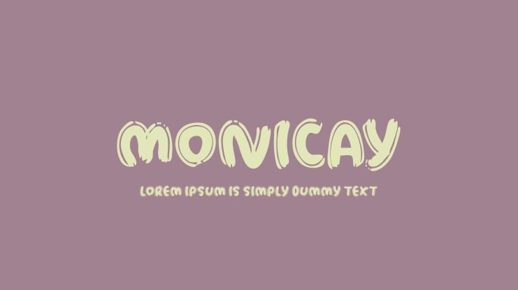MONICAY Font