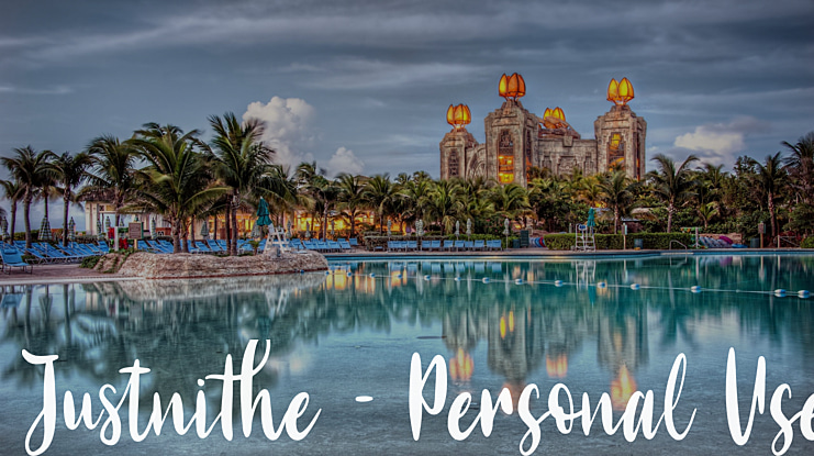 Justnithe - Personal Use Font