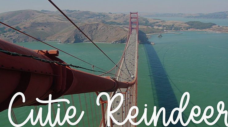 Cutie Reindeer Font