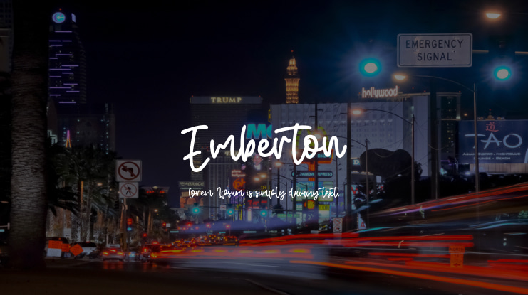 Emberton Font