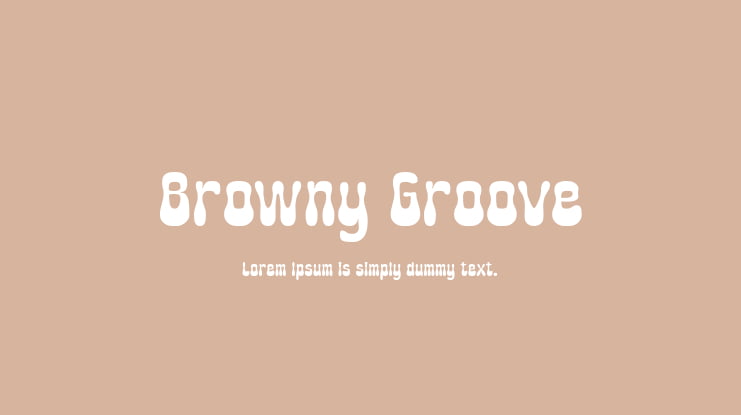 Browny Groove Font