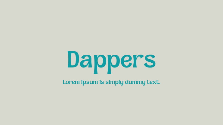Dappers Font