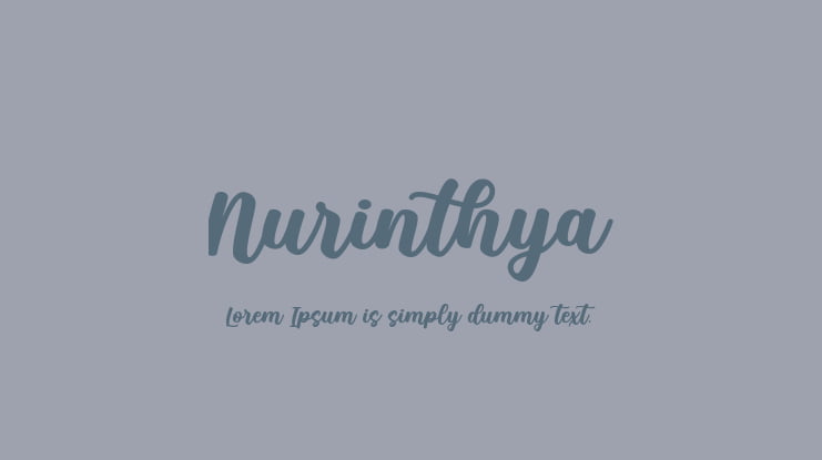Nurinthya Font