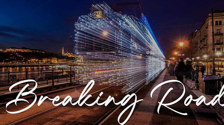 Breaking Road Font