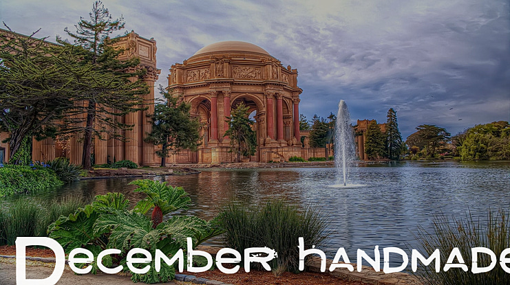 December Handmade Font