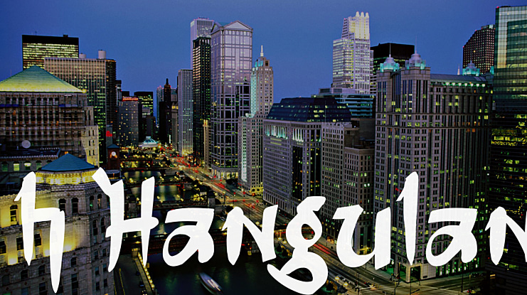 h Hangulan Font