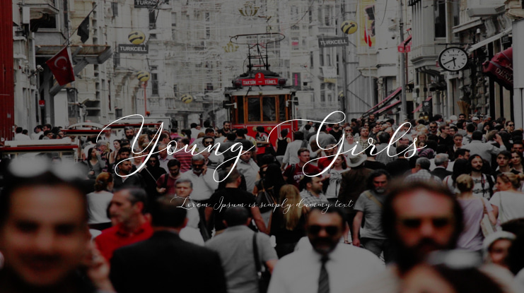Young Girls Font