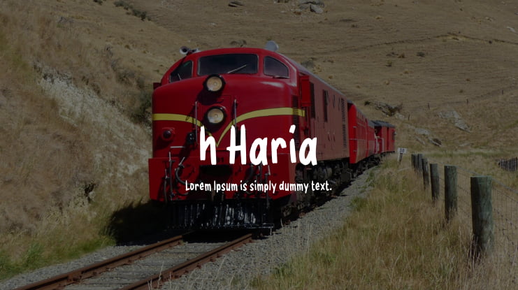 h Haria Font