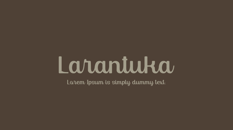 Larantuka Font