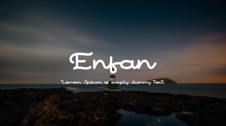 Enfan Font