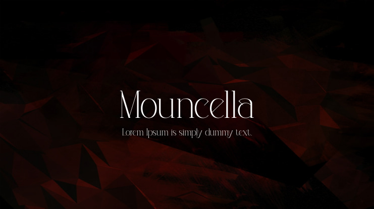 Mouncella Font Family