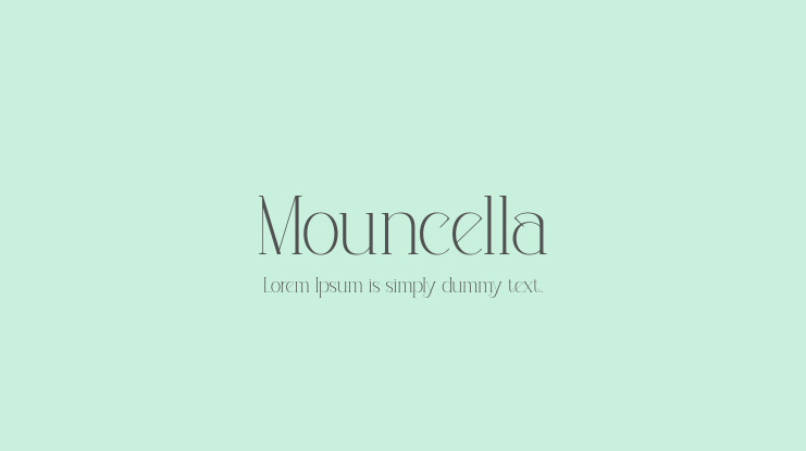 Mouncella Font Family