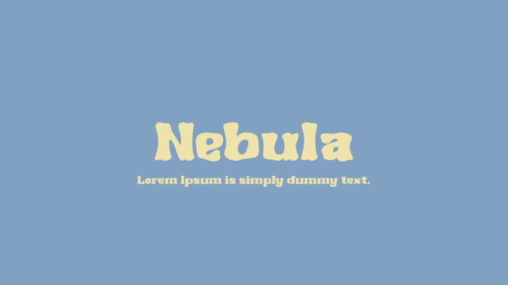 Nebula Font