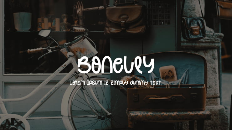 Bonelly Font