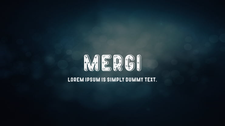 MERGI Font