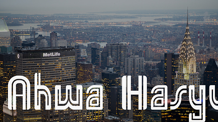 Ahwa Hasyu Font