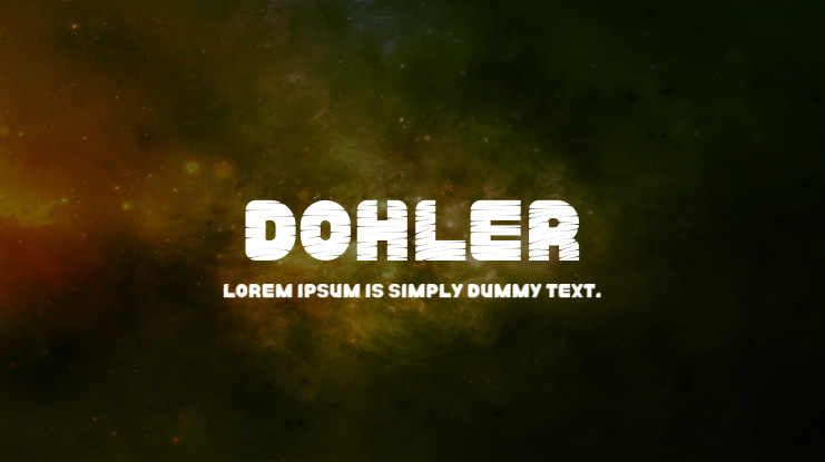 DOHLER Font