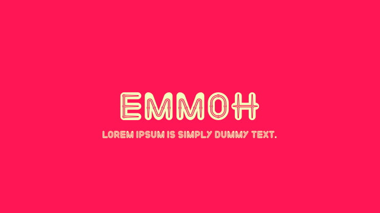 EMMOH Font