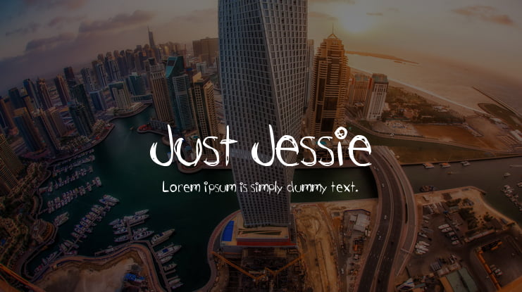 Just Jessie Font