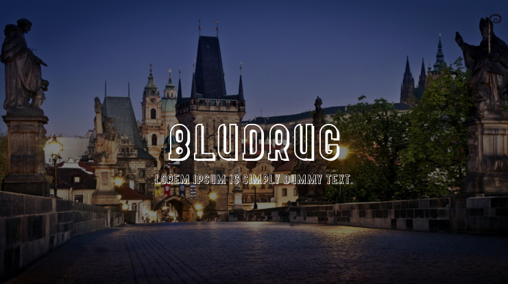 BLUDRUG Font