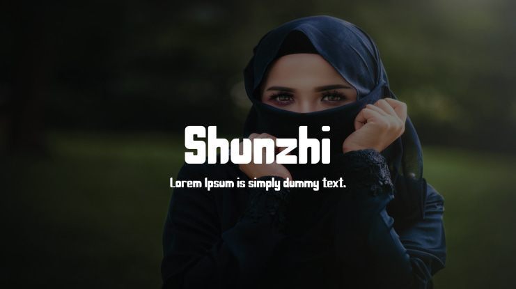 Shunzhi Font