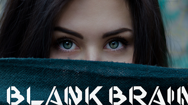 BLANK BRAIN Font