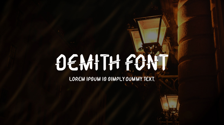 DEMITH FONT
