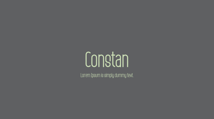 Constan Font