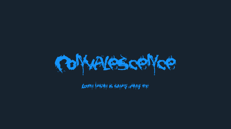 Convalescence Font