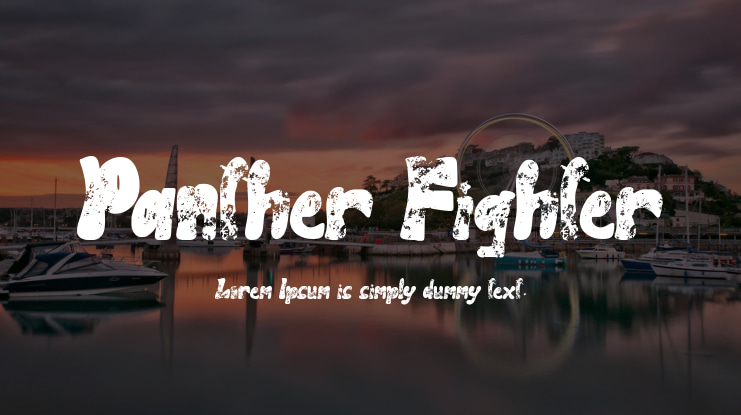 Panther Fighter Font