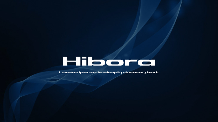 Hibora Font