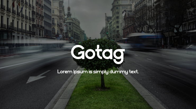 Gotag Font