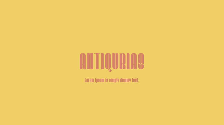 ANTIQURIAS Font