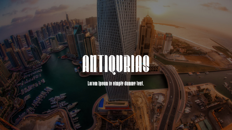 ANTIQURIAS Font