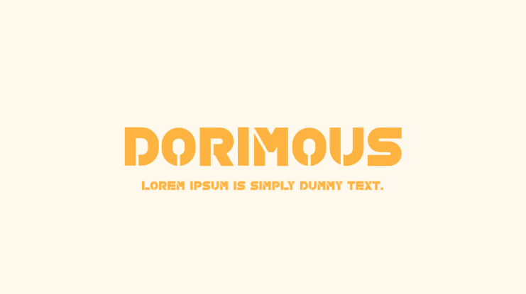 DORIMOUS Font