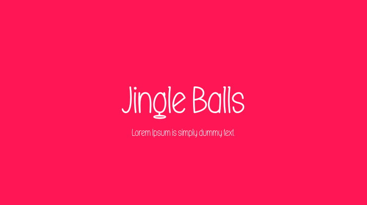 Jingle Balls Font