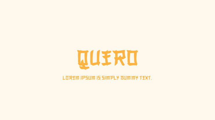 QUERO Font