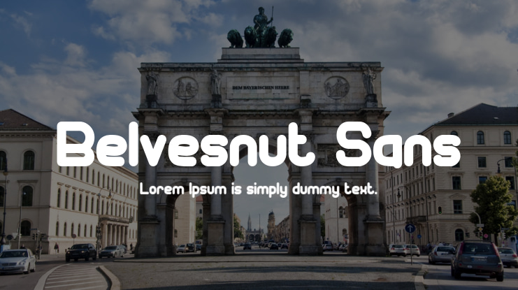Belvesnut Sans Font