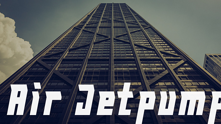 Air Jetpump Font